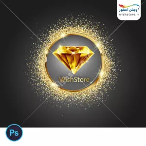کارت ویزیت الماس طلایی